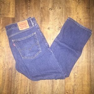 Levi's Men's 505 Jeans Dark Wash Size 36 x 30